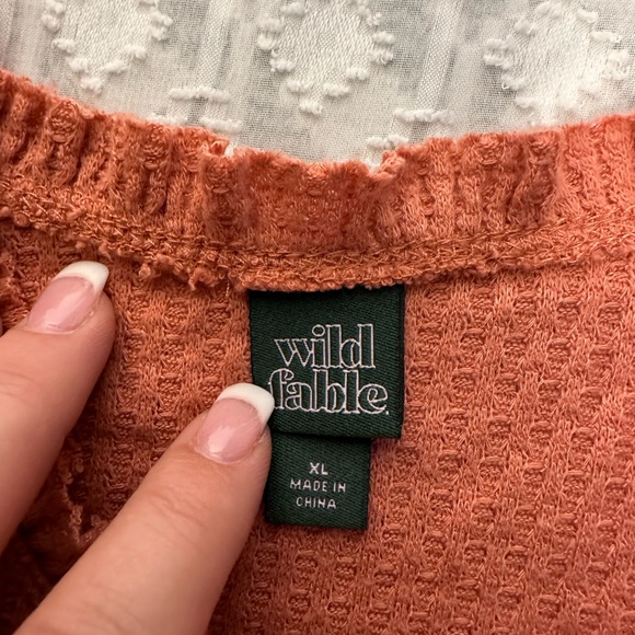 Muted Pink Wild Fable Crop Top, Women’s XL - Picture 9 of 10